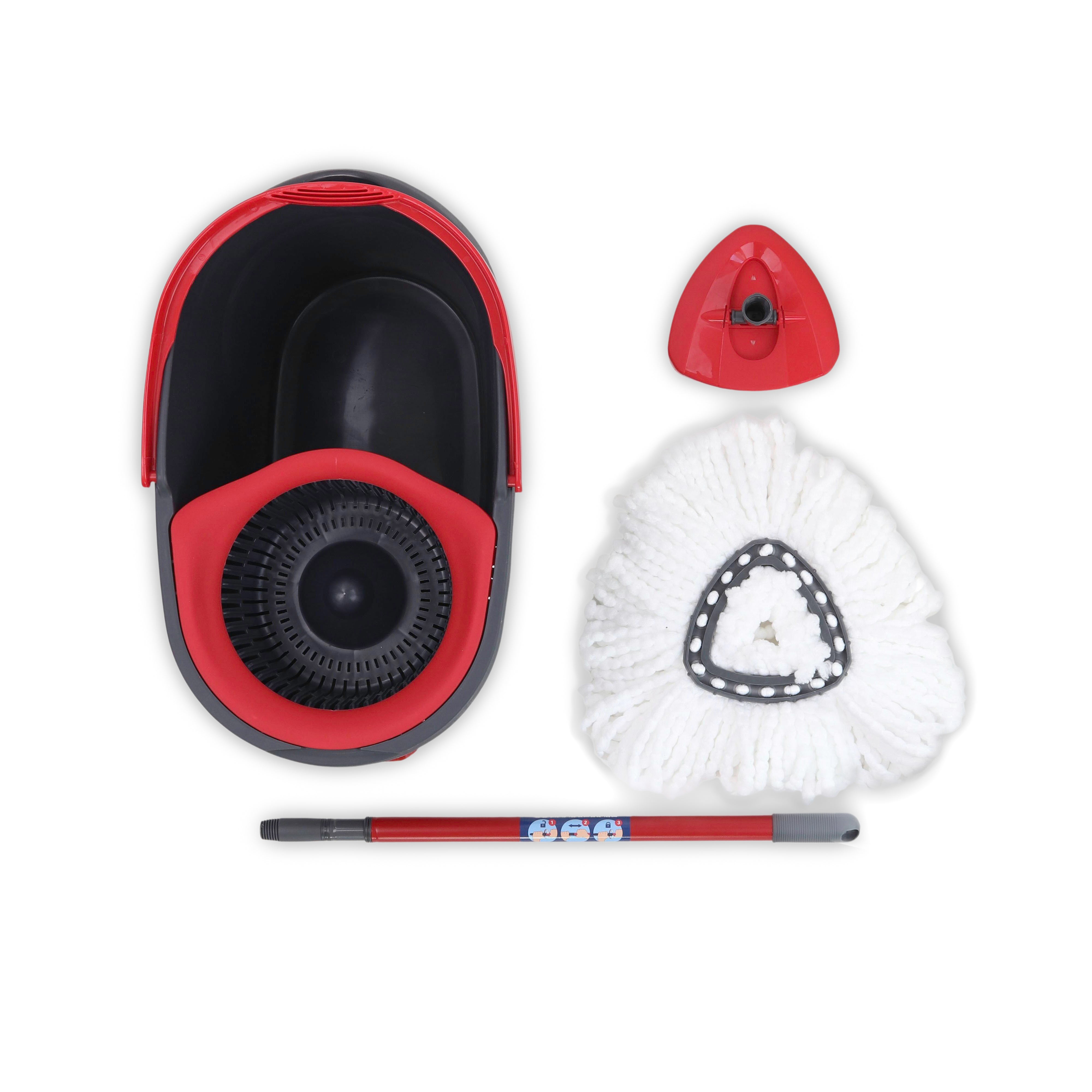 Livelyy - Turbo dweil - 3 in 1 mop met zwenkkop - pedaalemmer Livelyy - Turbo dweil - 3 in 1 mop met zwenkkop - pedaalemmer