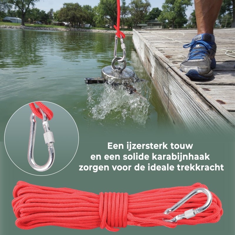 Powerr - Magneetvis set 200 KG Powerr - Magneetvis set 200 KG