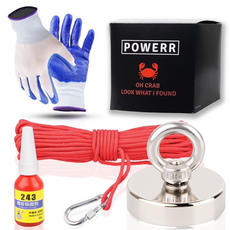 Powerr - Magneetvis set 200 KG Powerr - Magneetvis set 200 KG